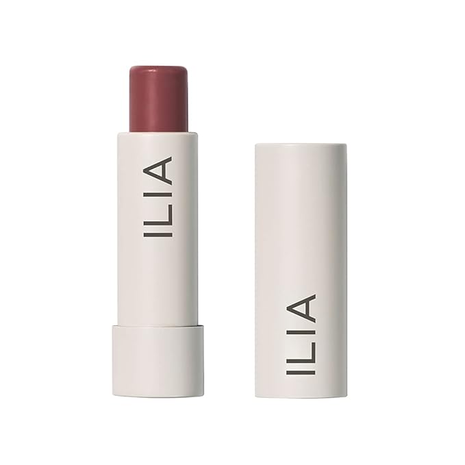 ILIA - Balmy Tint Hydrating Lip Balm | Non-Toxic, Cruelty-Free, Moisturizing + Sheer, Buildable Lip Color (Memoir, 0.15 oz | 4.4 g)-Velvo Beauty