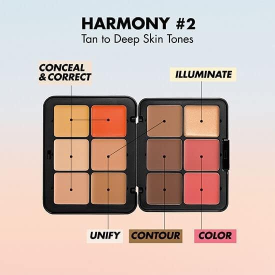 HD Skin All In One Palette - Harmony 2 by Make Up For Ever for Women - 0.9 oz Palette-Velvo Beauty
