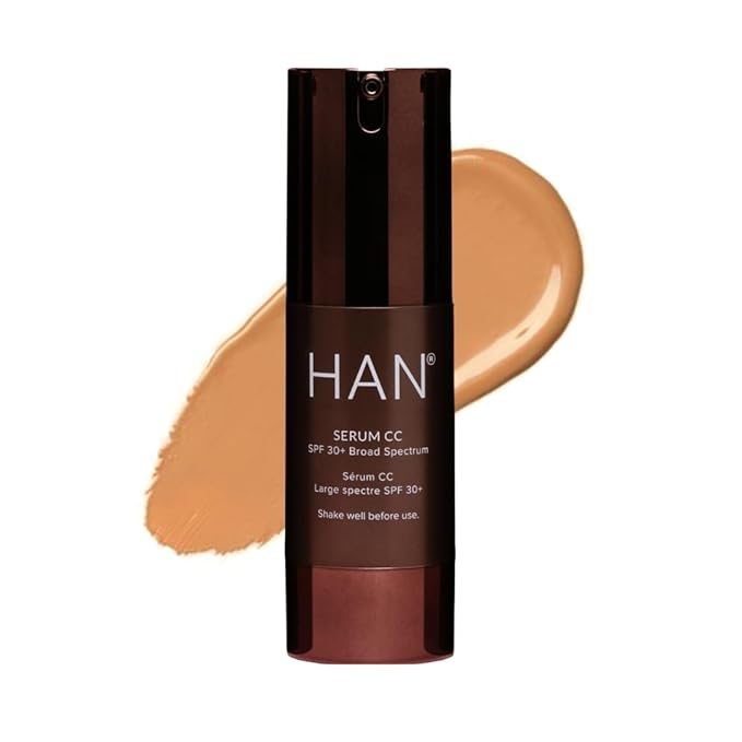 HAN Skincare Cosmetics Serum CC with SPF 30 I Vegan I Cruelty-Free I Waterless (Shade 5)-Velvo Beauty