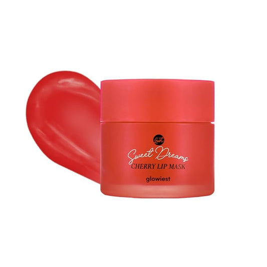Sweet Dreams Lip Mask-Nourishing, Plumping and Hydrating Lip Balm | Ecofriendly Lip Sleeping Mask | Hyaluronic Acids + Vitamin C + Shea Butter + Antioxidants l Cherry- 0.7 oz-Velvo Beauty