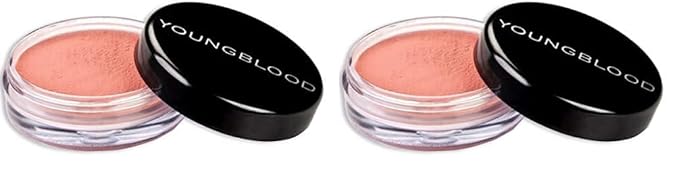 Youngblood Mineral Cosmetics Natural Loose Mineral Blush - Rouge - 3 g / 0.10 oz (Pack of 2)-Velvo Beauty