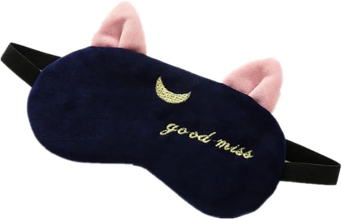 2PCS Eye Mask for Sleeping Cute Sailor Moon Natural Sleep Eye Mask Eyeshade Cover Shade Eye Patch Soft Portable Blindfold Travel Eyepatch for Girls Boys Women Men-Velvo Beauty