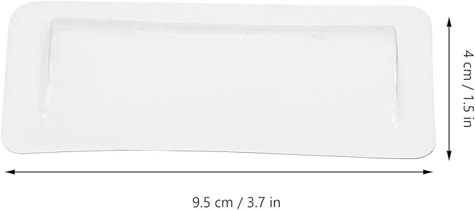 SEWACC 30pcs Clear Plastic Lip Balm Pouches Clear Lipstick Holder Money Card Holder Transparent Lip Balm Window Holder Plastic Domes for Lip Balm-Velvo Beauty