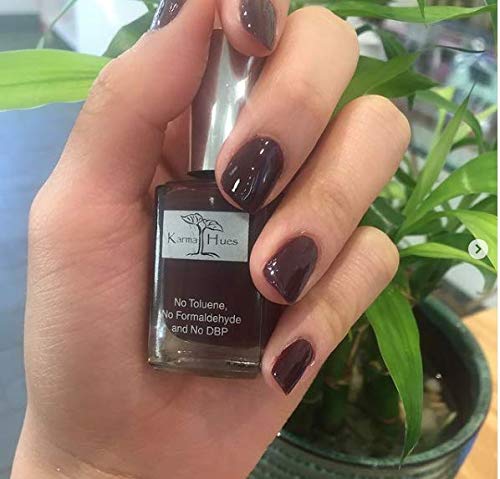 karma organic Natural Nail Polish-Non-Toxic Nail Art, Vegan and Cruelty-Free Nail Paint (CARINA)-Velvo Beauty