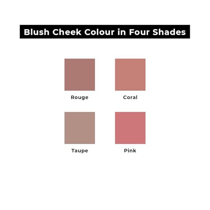 Lamel Blush Cheek Rouge Color Mini - Blendable Natural Blush Powder - Enhances & Defines Shapes & Features - Shading & Contouring Powder Blush - 4 Universal Shades - № 402 (Rouge) - 3.8g / 0.13 oz-Velvo Beauty