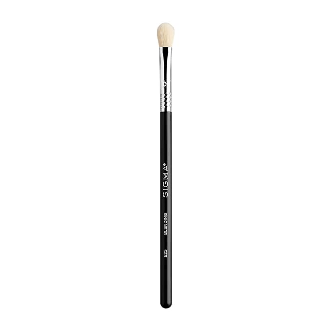 Sigma Beauty Professional E25 Eyeshadow Blending Brush – Professional Eyeshadow Brush for Seamless Eyeshadow Blending, Softens Dramatic Edges & Harsh Lines for a Well Blended Effect (1 Brush)-Velvo Beauty