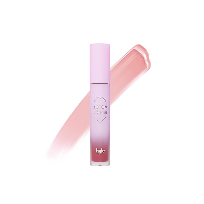 KEYBO Lip Plumper Dotom Lip Plus 16 Colors, 3 Steps Extreme Plumping Clear Lip Gloss by Essence Lip Care Oil & 16 Color Tints from Korean Makeup (35. GM-Grape Coke)-Velvo Beauty