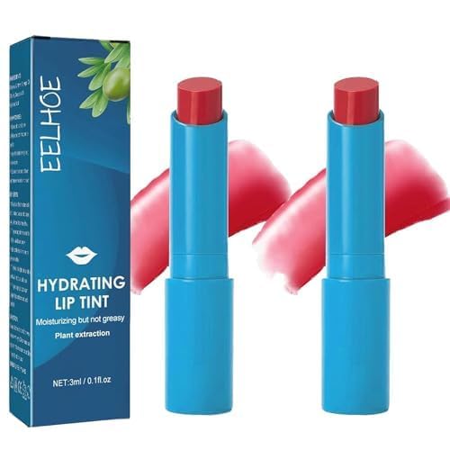 Thrives Lip Tint Hydrating,Strength Hydrating Lip Tint,Strong Moisturizing Effect Tinted Lip Balm Hydrating, Natural Ingredients Sheer Moisture Lip Tint (2PCS)-Velvo Beauty