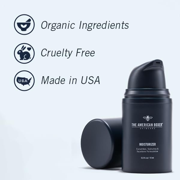 Mens Face Moisturizer, Hydrates Dry Skin, Soothes Irritation, Eliminates Razor Burn & Redness, Daily Use Moisturizing Face Cream, Anti Aging & Anti Wrinkle, Fragrance Free, No Sticking, No Strong Odor-Velvo Beauty
