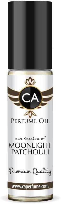 CA Perfume Impression of Van Cleef & A. Moonlight Patchouli For Women & Men Replica Fragrance Body Oil Dupes Alcohol-Free Essential Aromatherapy Sample Travel Size Long Lasting Roll-On 0.3 Fl Oz/10ml-Velvo Beauty