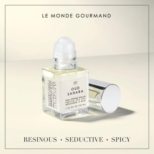 Le Monde Gourmand Oud Sahara Perfume Oil - 1 fl oz (30ml) - Seductive, Spicy with Vanilla, Amber and Bergamot Fragrance Notes-Velvo Beauty