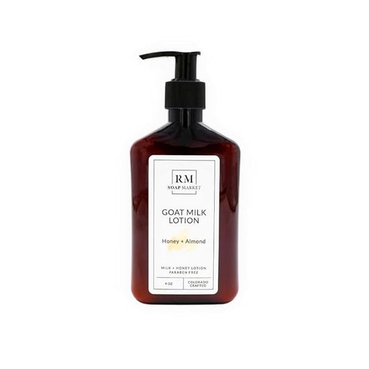 Goat Milk Lotion, Honey Almond Fragrance, Hydrating Lotion for Men & Women With Nourishing Goat Milk, Shea Butter, Sunflower Oil & Aloe, Packed With Vitamin A, E & Selenium, 9 Oz-Velvo Beauty