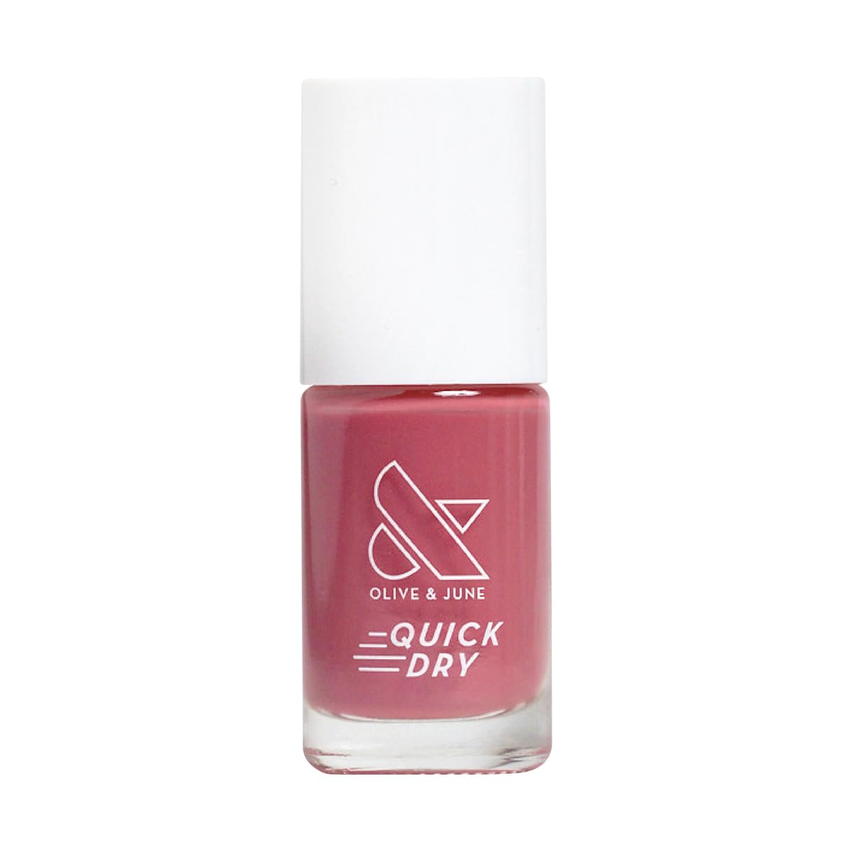 Olive & June Quick Dry Nail Polish | Instant, Fast-Drying, Smudgeproof Color | 15-free, Vegan, Cruelty-Free Formula | Lasts up to 5 Days | Salon-Quality Manicure, Pedicure at Home | Primrose Rosy Pink-Velvo Beauty
