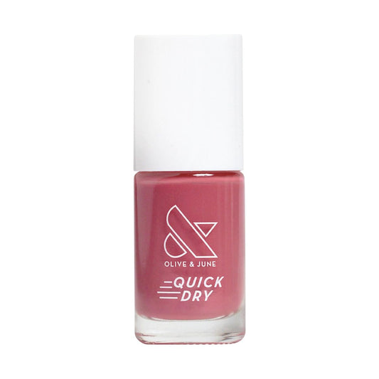 Olive & June Quick Dry Nail Polish | Instant, Fast-Drying, Smudgeproof Color | 15-free, Vegan, Cruelty-Free Formula | Lasts up to 5 Days | Salon-Quality Manicure, Pedicure at Home | Primrose Rosy Pink-Velvo Beauty
