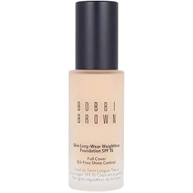 Bobbi Brown Skin Long-Wear Weightless Foundation SPF 15, No. 3 Beige, 1 Ounce-Velvo Beauty