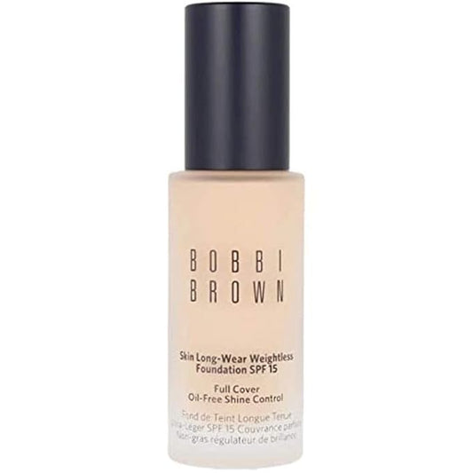 Bobbi Brown Skin Long-Wear Weightless Foundation SPF 15, No. 3 Beige, 1 Ounce-Velvo Beauty