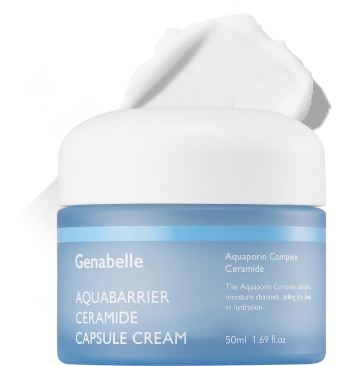 Revitalize & Nourish: Aquabarrier Ceramide Capsule Cream - Intensive Hydration & Skin Barrier Repair | 72-Hour Moisture Lock, Dermatologist Tested, 1.69 fl Oz-Velvo Beauty