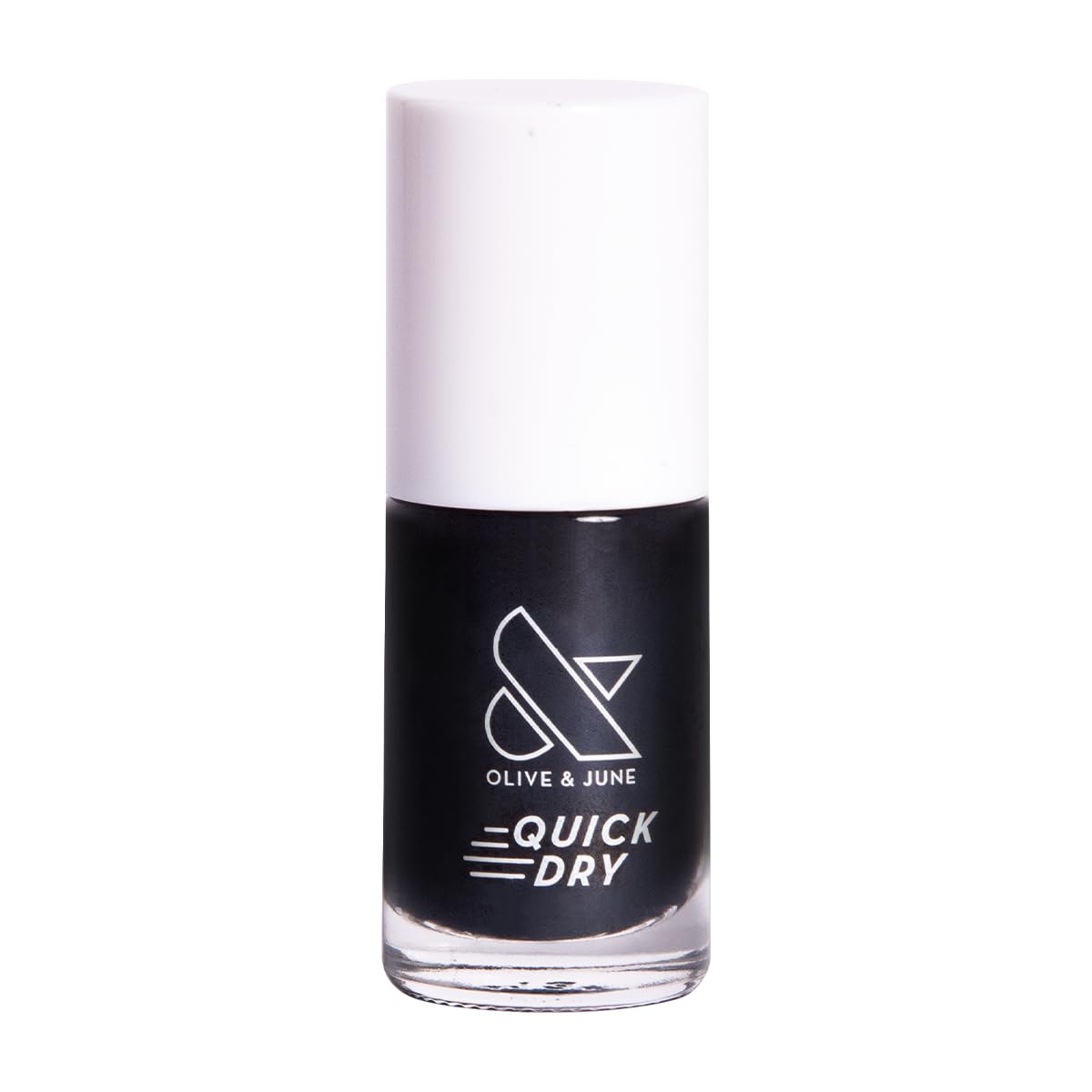 Olive & June Quick Dry Nail Polish | Instant, Fast-Drying, Smudgeproof Color | 15-free, Vegan, Cruelty-Free Formula | Lasts up to 5 Days | Salon-Quality Manicure Pedicure at Home | Cateye Inky Black-Velvo Beauty