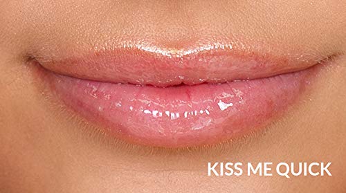 VASANTI Lip Plumper Hyaluronic Boost - Glossy Paraben-Free, Hydrates Softens and Volumizes Lips Natural Lip Enhancer (KISS ME QUICK - Clear)-Velvo Beauty