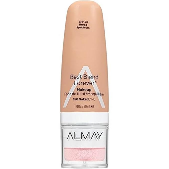 Almay Best Blend Forever Foundation, Naked, 1 fl. oz., SPF 40 Broad Spectrum-Velvo Beauty