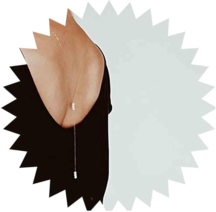 Boho Pearl Back Chain Necklace Gold Backdrop Necklace Body Chain Summer Beach Body Jewelry for Women and Girls Gifts-Velvo Beauty