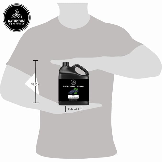 Naturevibe Botanicals Black Currant Oil 32 Ounces | 100% Pure and Natural | Great for Skin Care and Hair Care-Velvo Beauty