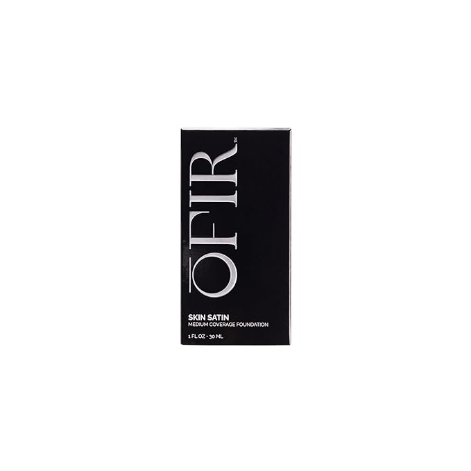 OFIR Skin Satin Medium Coverage Foundation | Buildable, Non-Creasing Finish | Vegan, Cruelty-Free, Paraben-Free Makeup | Blue Light Protection | 1 FL OZ (Clove - Very Deep Cool)-Velvo Beauty