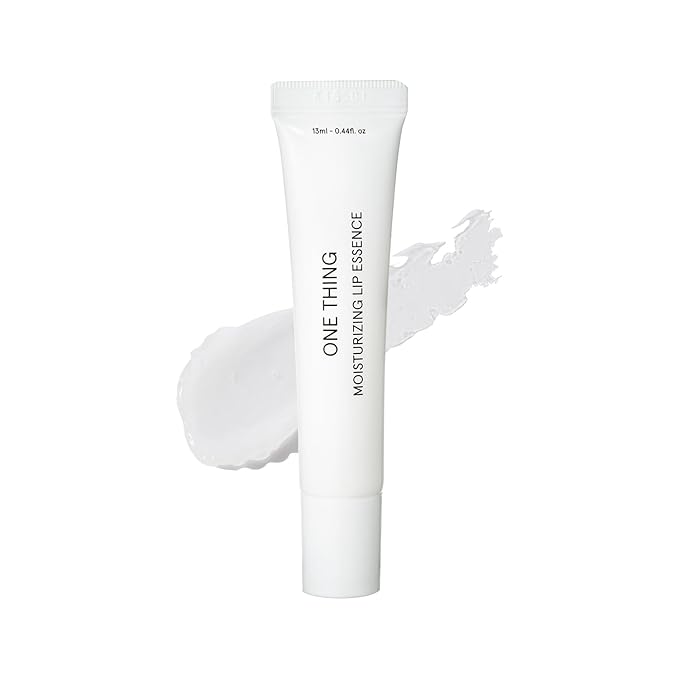 ONE THING Moisturizing Lip Essence 1 Count | Nourishing Soothing Moisturizing Hydrating Dry Rough Lips, Oil Butter Organic Plant Based Balm, Jojoba Argan Olive Oil | Vegan Korean Skin Care-Velvo Beauty