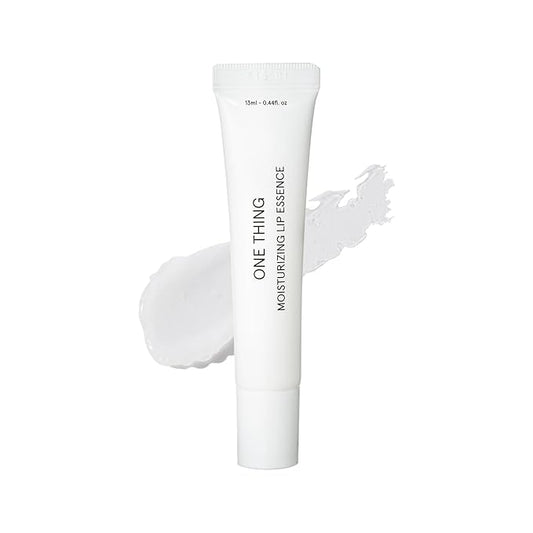 ONE THING Moisturizing Lip Essence 1 Count | Nourishing Soothing Moisturizing Hydrating Dry Rough Lips, Oil Butter Organic Plant Based Balm, Jojoba Argan Olive Oil | Vegan Korean Skin Care-Velvo Beauty