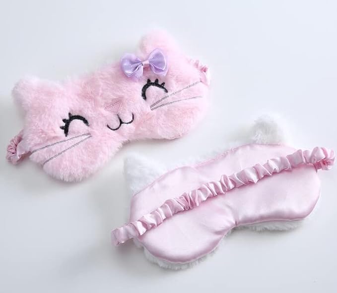 Sanrio Hello Kitty Sleep Eye Mask/Hello Kitty Face Sleep Mask/Comfortable and Soft Eye Cover Sleep and Cheese # .3 Tissue-Velvo Beauty