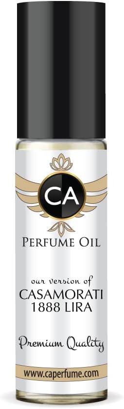 CA Perfume Club Impression of Xrjf Casamorati 1888 Lira For Women Replica Fragrance Body Oil Dupes Alcohol-Free Essential Aromatherapy Sample Travel Size Long Lasting Attar Roll-On 0.3 Fl Oz/10ml-Velvo Beauty