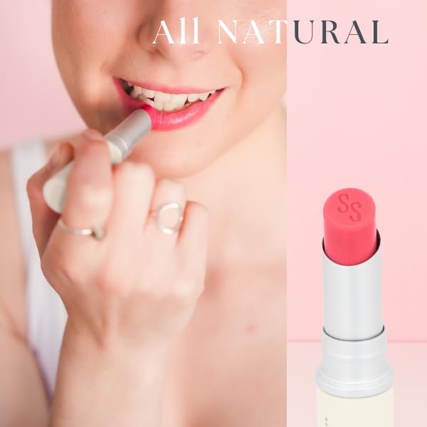 Tallow Lip Balm - Anti-Aging with 100%-grassfed Beef Tallow, CoQ10, Astaxanthin, Hyaluronic acid - Ultra Moisturizing, Conditioning, All natural, Organic, Made in USA (Peony)-Velvo Beauty