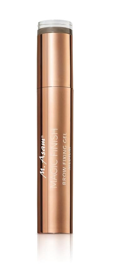 M. Asam MAGIC FINISH BROW FIXING GEL Medium - long-lasting, fixing eyebrow gel with special fibers & nourishing vitamin E, for optimal hold & perfect shape, eye makeup, 0.13 Fl Oz-Velvo Beauty