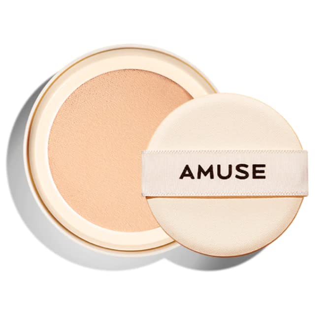 [AMUSE] Dew Jelly Vegan Cushion Foundation Glow Dewy Finish Clean Beauty Dry and Sensitive Skin Eco-Friendly (1.5 CLEAR REFILL)-Velvo Beauty