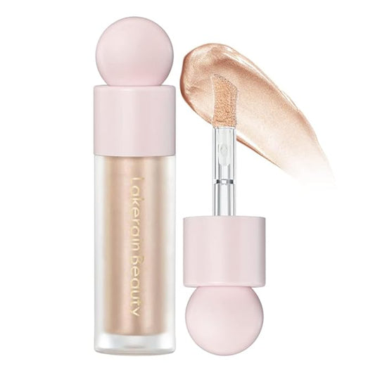 GECOMO Liquid Contour Beauty Wand Face Highlighter Bronzer Makeup Stick, Dewy Finish, Moisturizing Silky Smooth Texture 0.25 Oz/ 7.5ml - 02 STARLIGHT-Velvo Beauty