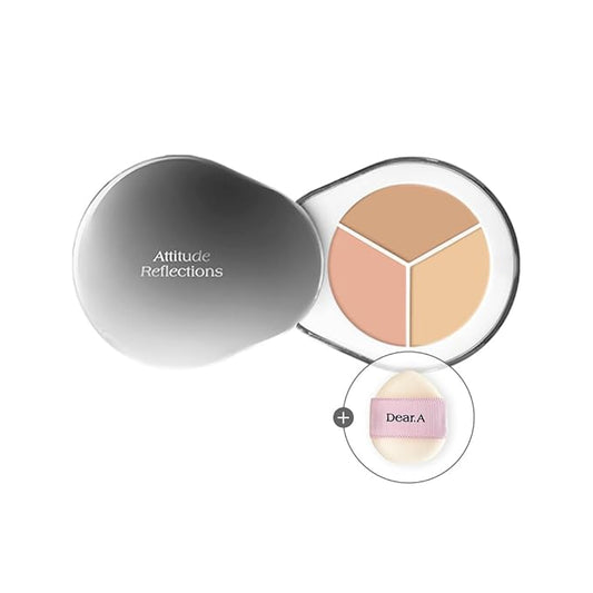 Dr.Althea Dear.A Perfect Cover Concealer Palette C01 - Vegan Fomula, Conceal, Cover, Correct, Contour, Highlight, Multi concealer balette, Finger puff included (C01)-Velvo Beauty