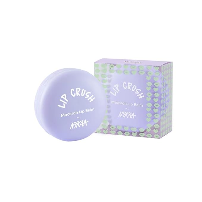 Cosmetics Lip Crush Macaron Lip Balm - Lip Butter with Shea Butter and Sweet Almond Oil - Nourishing and Healthy Lips - 01 Blueberry - 0.28 oz-Velvo Beauty