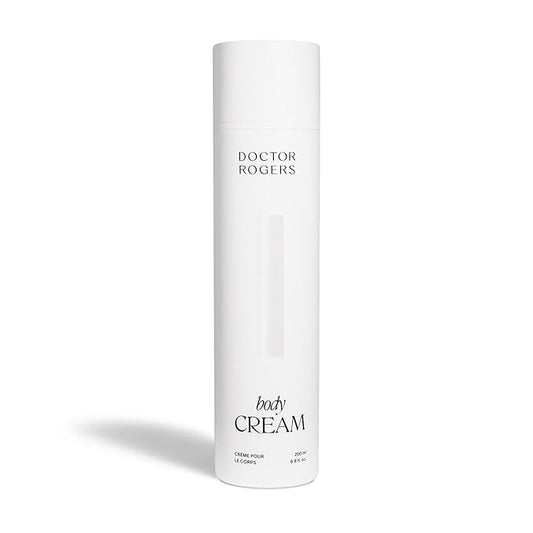 Doctor Rogers Body Cream. Hydrating Unscented Moisturizer for Dry Skin, with Shea Butter, Squalane, Ceramide, & Glycerin Moisturizing Lotion, 6.8 Ounce (200 ml)-Velvo Beauty