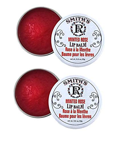 Rosebud Perfume Co. MINTED ROSE Lip Balm Two Pack: 2 x 0.8 tins-Velvo Beauty