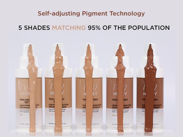 Hey Honey Trick and Treat CC² Cream SPF 46 | Active Moisturizing Color Correcting Cream with Honey & Propolis | Best Cover For Rosacea, Skin Redness & Mature Skin | 1 oz (Tan Tone)-Velvo Beauty