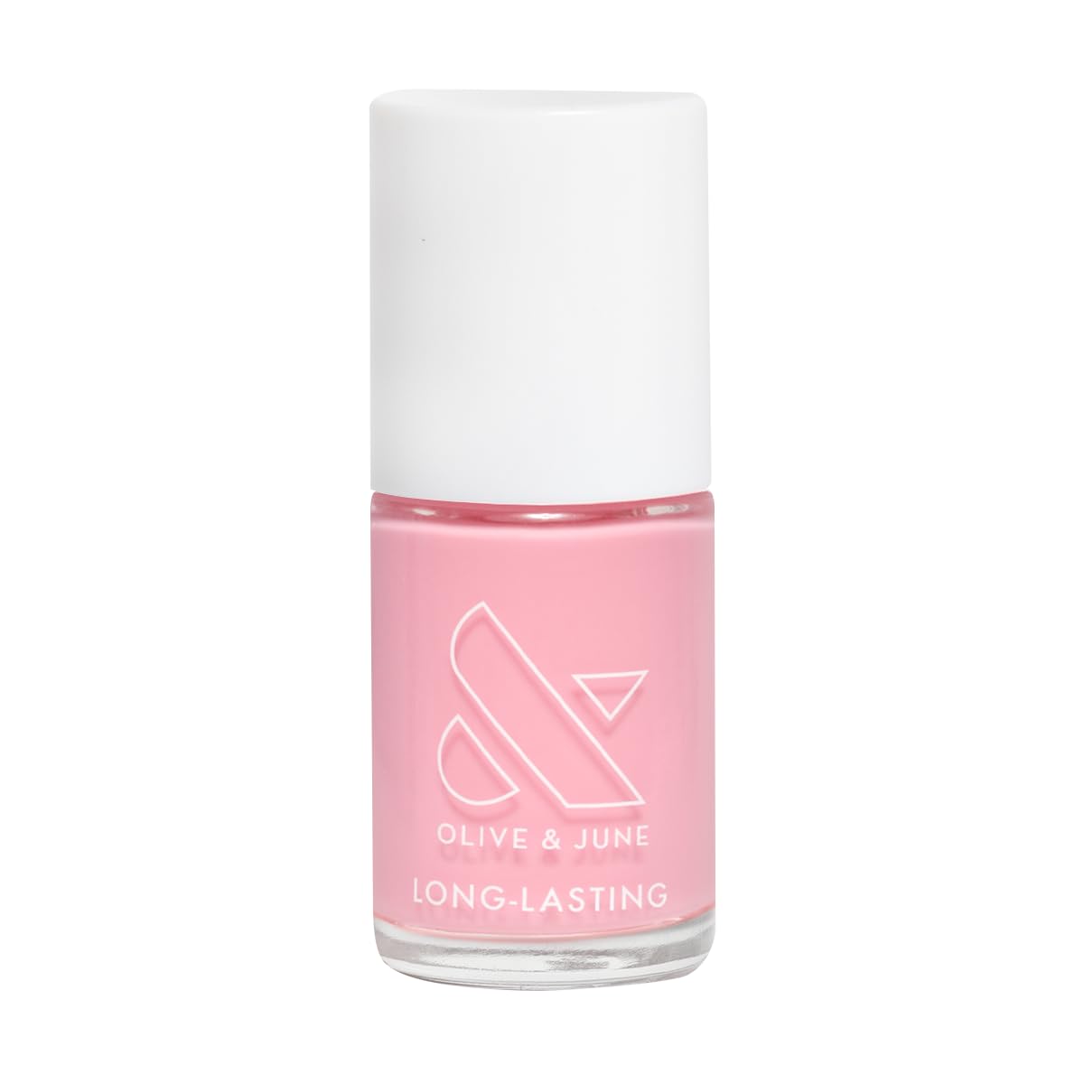 Olive & June Long Lasting Nail Polish | Plump, Gel-Like Finish | No Lamp Needed | Lasts up to 10 days | Salon-Quality at Home | Vegan & Cruelty-Free | Chip-Resistant | Saltwater Taffy | Sheer Pink-Velvo Beauty