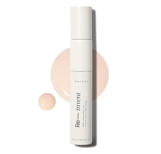 HALEYS Re-invent Sheer Tinted Marula Oil (Fair Cool), Skin Tint, Tinted BB Moisturizer, Tinted Foundation, Face Oil, Hydrate Skin, Flexible Shades, Low to Med Coverage, For All Skin Types-Velvo Beauty