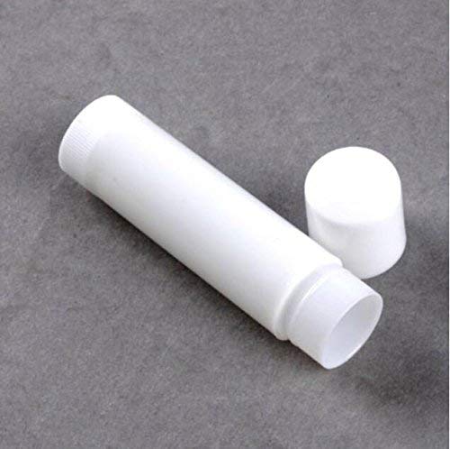 50PCS 5ml Empty Refill White Plastic Lip Gloss Balm LipStick Tubes Sample Packing Vials Holder Bottles DIY Beauty Tool-Velvo Beauty