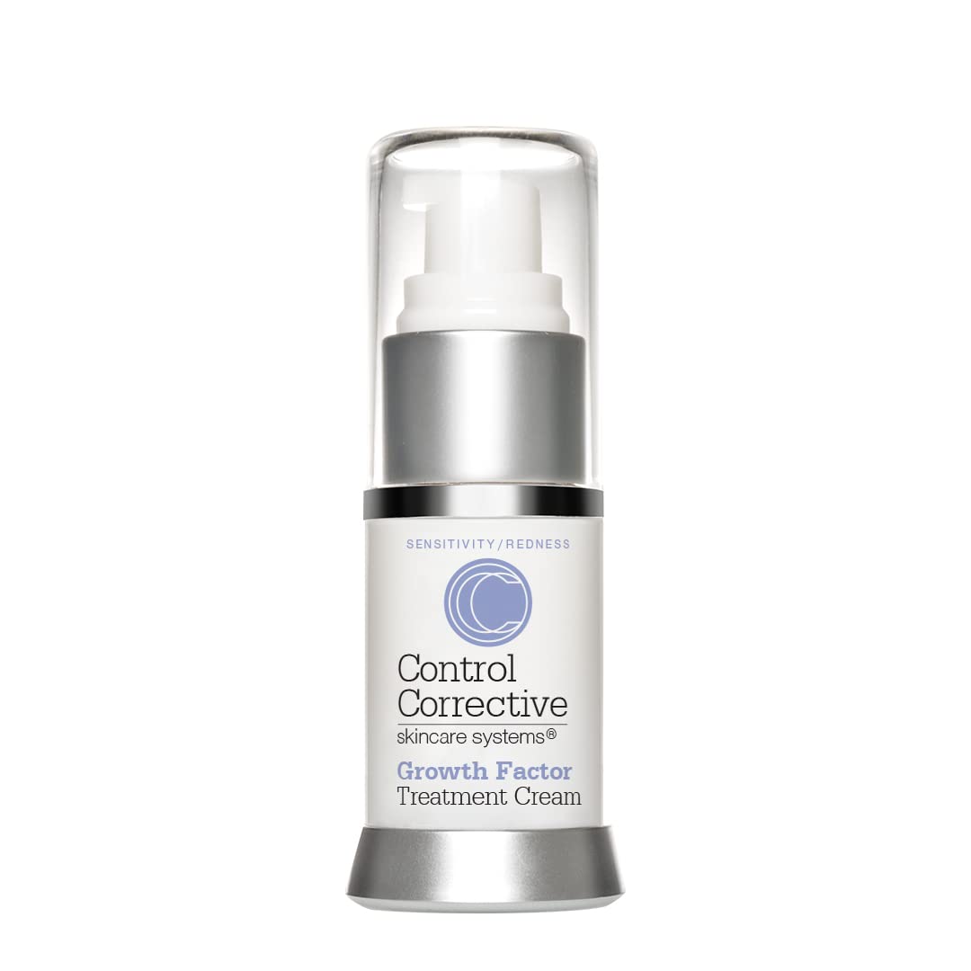 CONTROL CORRECTIVE Growth Factor Treatment Cream, 0.5 Oz - An Elegant Facial Cream For Calming Down Skin After Peels, Microdermabrasion Or Retinol Usage, Diminishes Visible Scars, Soothes Irritation-Velvo Beauty