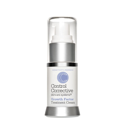CONTROL CORRECTIVE Growth Factor Treatment Cream, 0.5 Oz - An Elegant Facial Cream For Calming Down Skin After Peels, Microdermabrasion Or Retinol Usage, Diminishes Visible Scars, Soothes Irritation-Velvo Beauty
