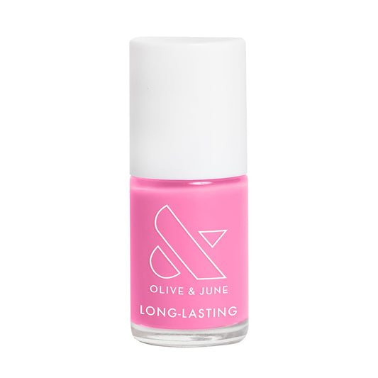 Olive & June Long Lasting Nail Polish | Gel-Like Finish No Lamp Needed | Lasts up to 10 days | Salon-Quality Color at Home | 15-Free Vegan Cruelty-Free Chip-Resistant Shine | Grateful & Kind Pure Pink-Velvo Beauty