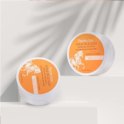 Farm Stay Horse Oil & Gold Hydrogel Eye Patch - 60 Sheets-Velvo Beauty