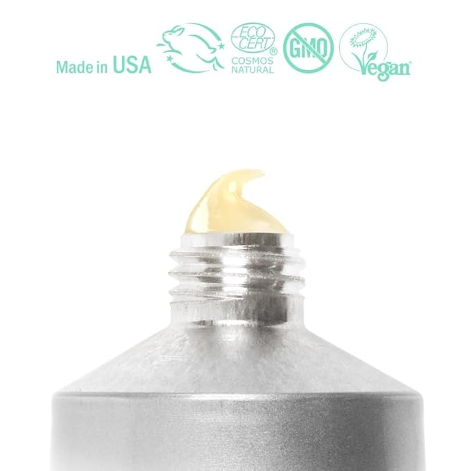 Hurraw! Balmtoo Squeezable Balm, Jasmine Vanilla: Thick, ultra-moisturizing. Anywhere application. Body, face, lips, neck, fingers, toes. 1 tube = 7 sticks of lip balm. Natural, Organic. Made in USA-Velvo Beauty