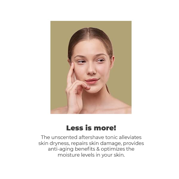 Organic Salicylic Acid Toner for Sensitive Skin - Aftershave Tonic Razor Bump Ingrown Treatment - Made of Green tea, Jojoba, Aloe Vera, Chemical Fragrance Free Toner - Natural Tonic for Men Women 2oz-Velvo Beauty