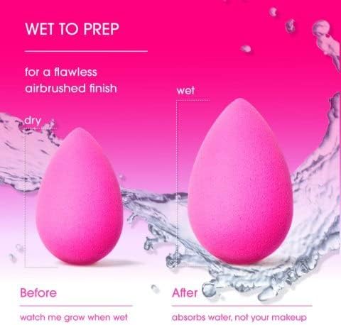 Beautyblender® | Nova Beauty Blender Makeup Sponge, Super-Soft Foam Easily Blends Foundations, Powders & Creams, Made in USA, Reusable, Washable, Streak Free Application, Vegan, Cruelty Free-Velvo Beauty
